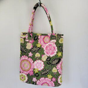 Vera Bradley Quilted Floral Computer Bag With "Olivia Pink" Pattern